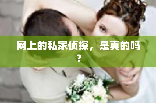 网上的私家侦探,是真的吗? 网上的私家侦探,是真的吗?
