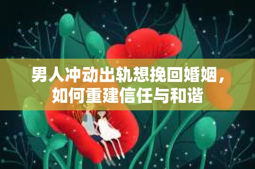 男人冲动出轨想挽回婚姻，如何重建信任与和谐