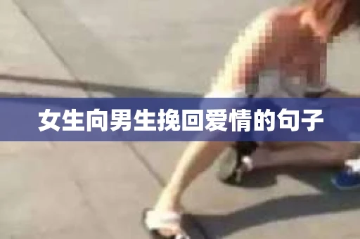 女生向男生挽回爱情的句子