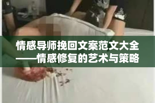 情感导师挽回文案范文大全——情感修复的艺术与策略