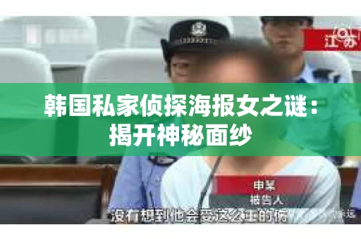 韩国私家侦探海报女之谜：揭开神秘面纱
