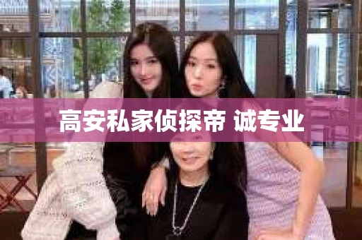 高安私家侦探帝 诚专业