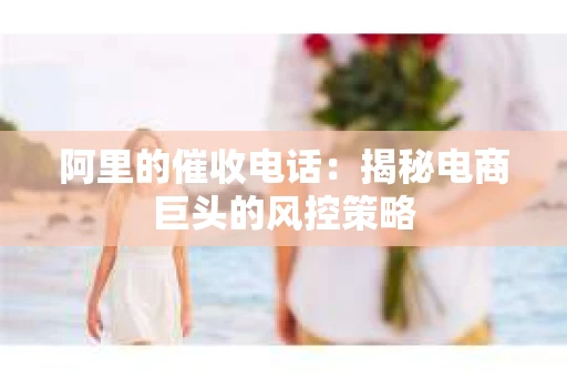阿里的催收电话：揭秘电商巨头的风控策略