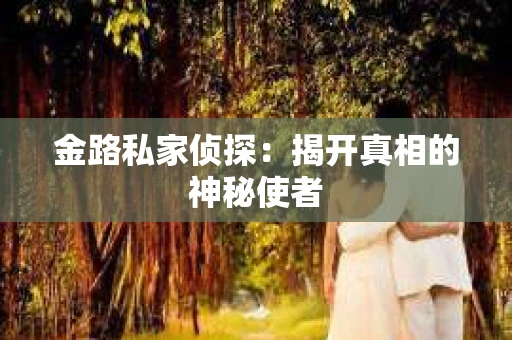 金路私家侦探：揭开真相的神秘使者