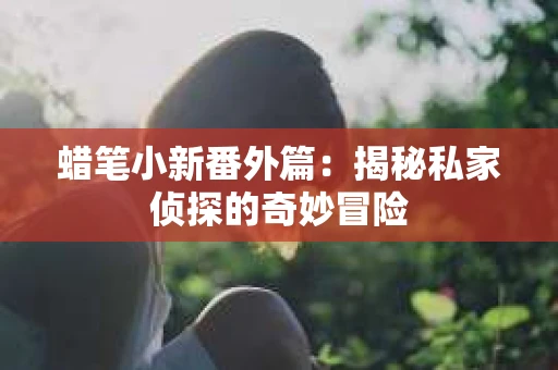 蜡笔小新番外篇：揭秘私家侦探的奇妙冒险