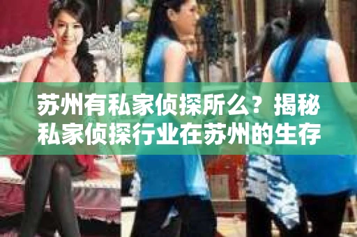 苏州有私家侦探所么？揭秘私家侦探行业在苏州的生存现状
